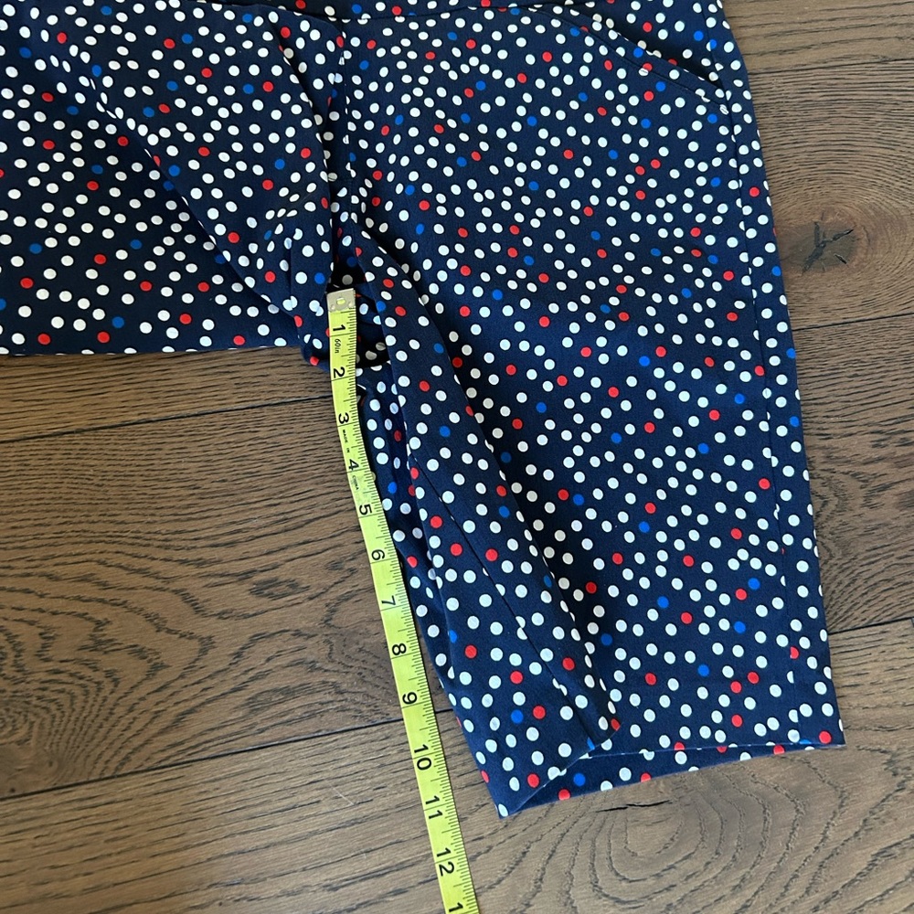 NWT! Coral Bay Navy 14P Petite Red& White Polka Dot Elastic Waist Pull On Shorts - Picture 8 of 10